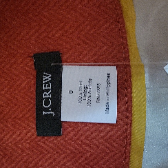 Women's J. Crew jacket Size 0 - Picture 3 of 4